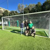 Tutto il @u.s.d.angelobaiardo1946 ingrazia vivamente i dirigenti ‼️⬛🟩👏PER AVER SOSTITUITO LE RETI DELLE PORTE DEL 