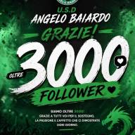 🖤💚🐉 3000 volte GRAZIE ‼️💪👏⬛🟩