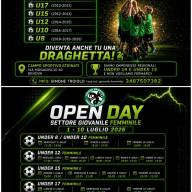 ⚽🖤💚 OPEN DAY SETTORE GIOVANILE FEMMINILE – U.S. ANGELO BAIARDO 🐉⚫🟢