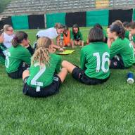 ⚫🟢🐉Le Draghette dell'Under 12 a lezione di tattica prima della gara amichevole contro la Carrarese ⬛🟩
