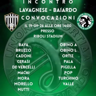 ⬛🟩🐉Leva 2011 🖤💚🐉  I convocati per il debutto in campionato contro la Lavagnese 💪