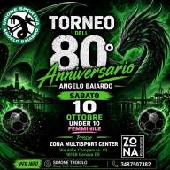 ⚽ *TORNEO DELL'80° ANNIVERSARIO*🏆 👧 *Categoria: Under 10 Femminile*