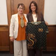⚫🟢La nostra Presidentessa Cristina Erriu, ha incontrato il Vicepresidente della Regione Liguria e Assessore con delega allo Sport Simona Ferro