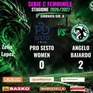 ⬛🟩⚽Serie C Femminile 3° giornata girone A⚫🟢⚽
