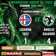 🖤💚 GIOVANISSIMI REGIONALI U15 – GIRONE B - 7ª GIORNATA